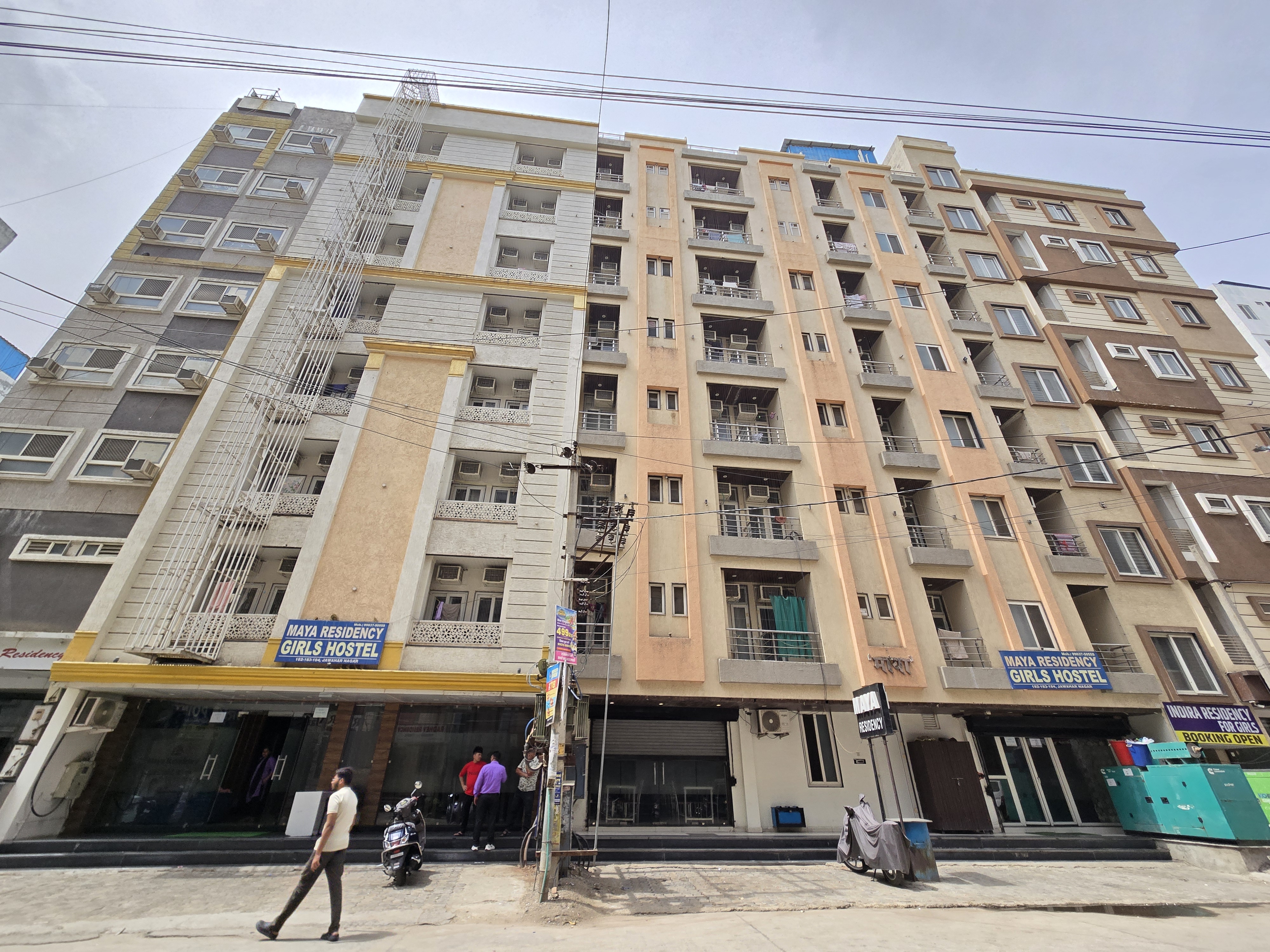 Maya Residency Jawahar Nagar hostel building
